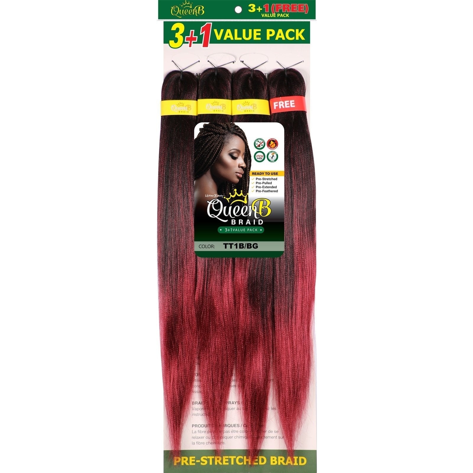 Queen B Pre-Stretched Value Pack Queen B Pre-Stretched Value Pack