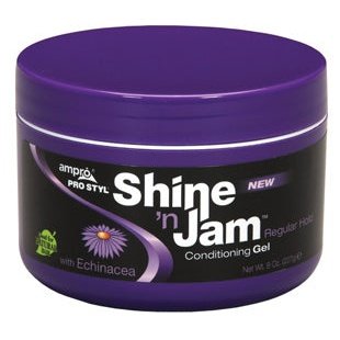 Ampro Shine 'N Jam Conditioning Gel Regular Hold 8 oz. Ampro Shine 'N Jam Conditioning Gel Regular Hold 8 oz.