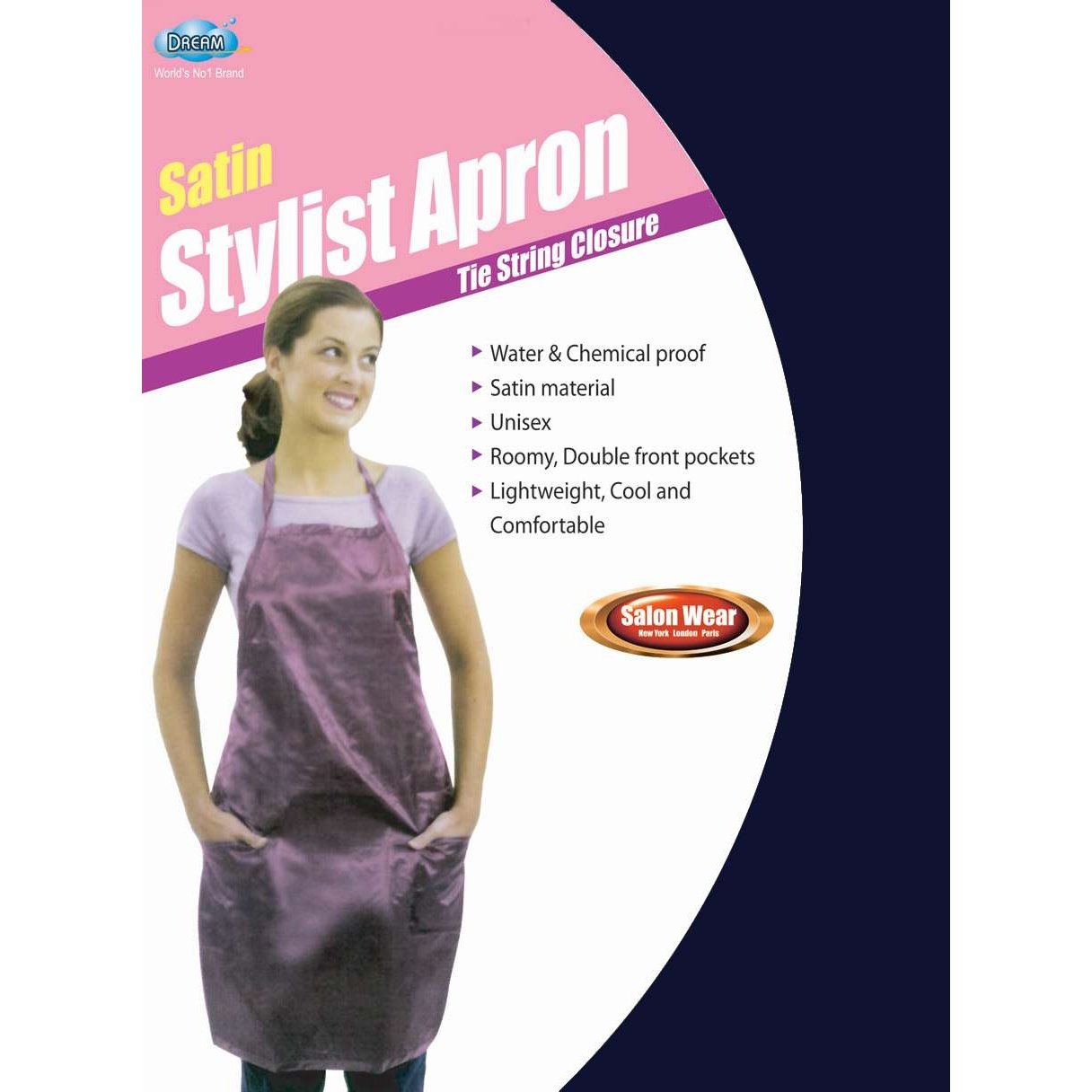Dream Salon Wear -Stylist Apron Satin Dream Salon Wear -Stylist Apron Satin