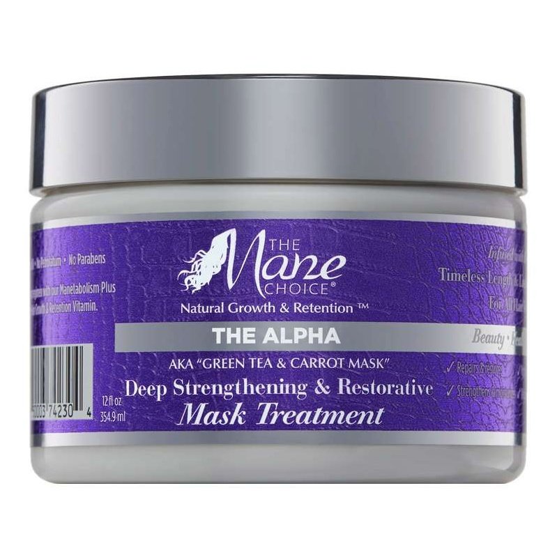 The Mane Choice The Alpha Green Tea Carrot Deep Strengthening Restorative Treatment Mask The Mane Choice The Alpha Green Tea Carrot Deep Strengthening Restorative Treatment Mask