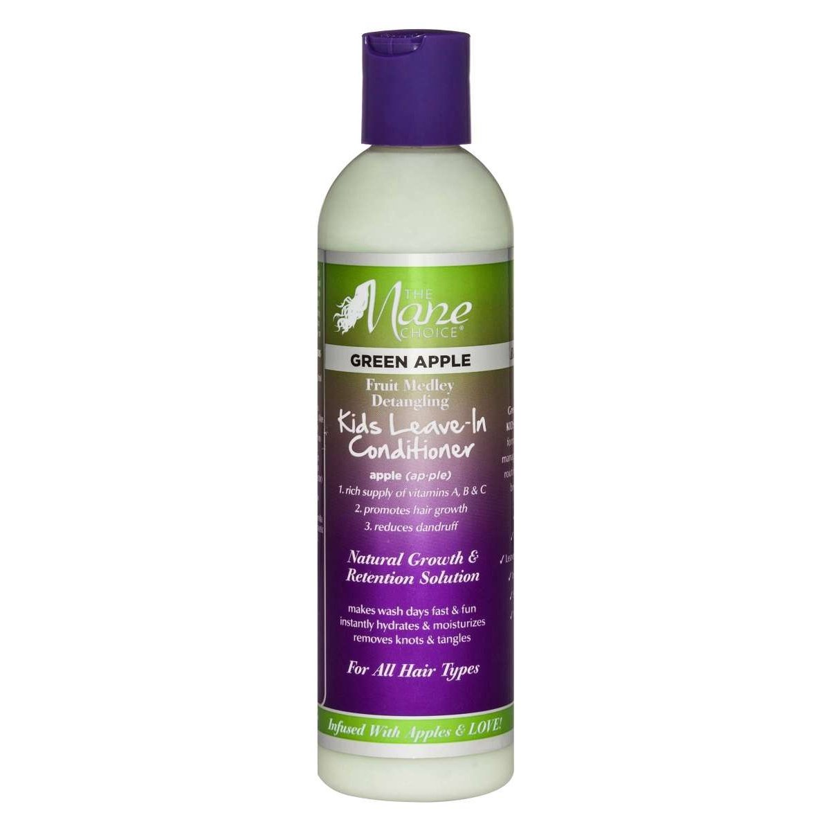 The Mane Choice Green Apple Fruit Medley Detangling Kids Leave-In Conditioner The Mane Choice Green Apple Fruit Medley Detangling Kids Leave-In Conditioner
