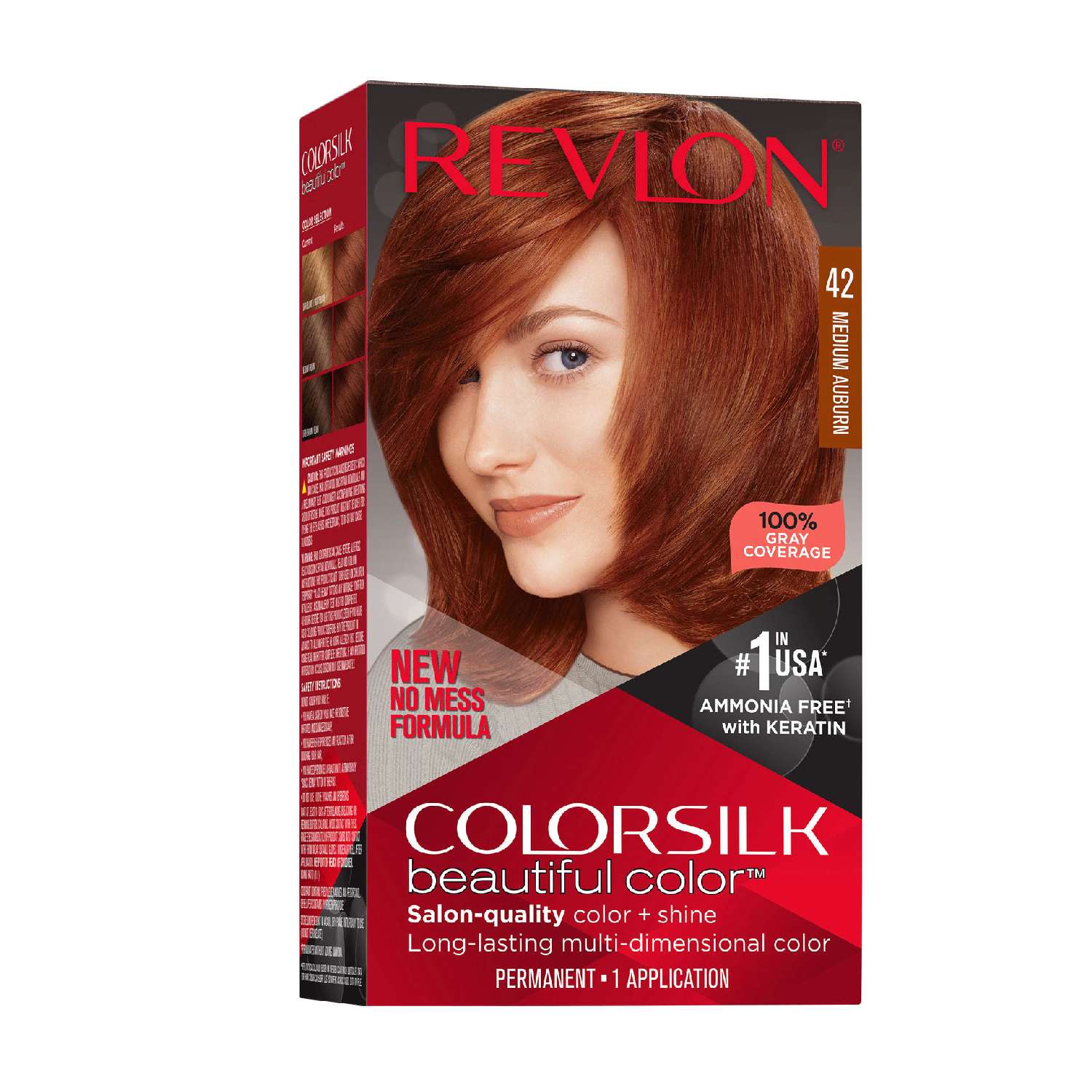 Revlon Colorsilk Hair Color 042 Medium Auburn Revlon Colorsilk Hair Color 042 Medium Auburn