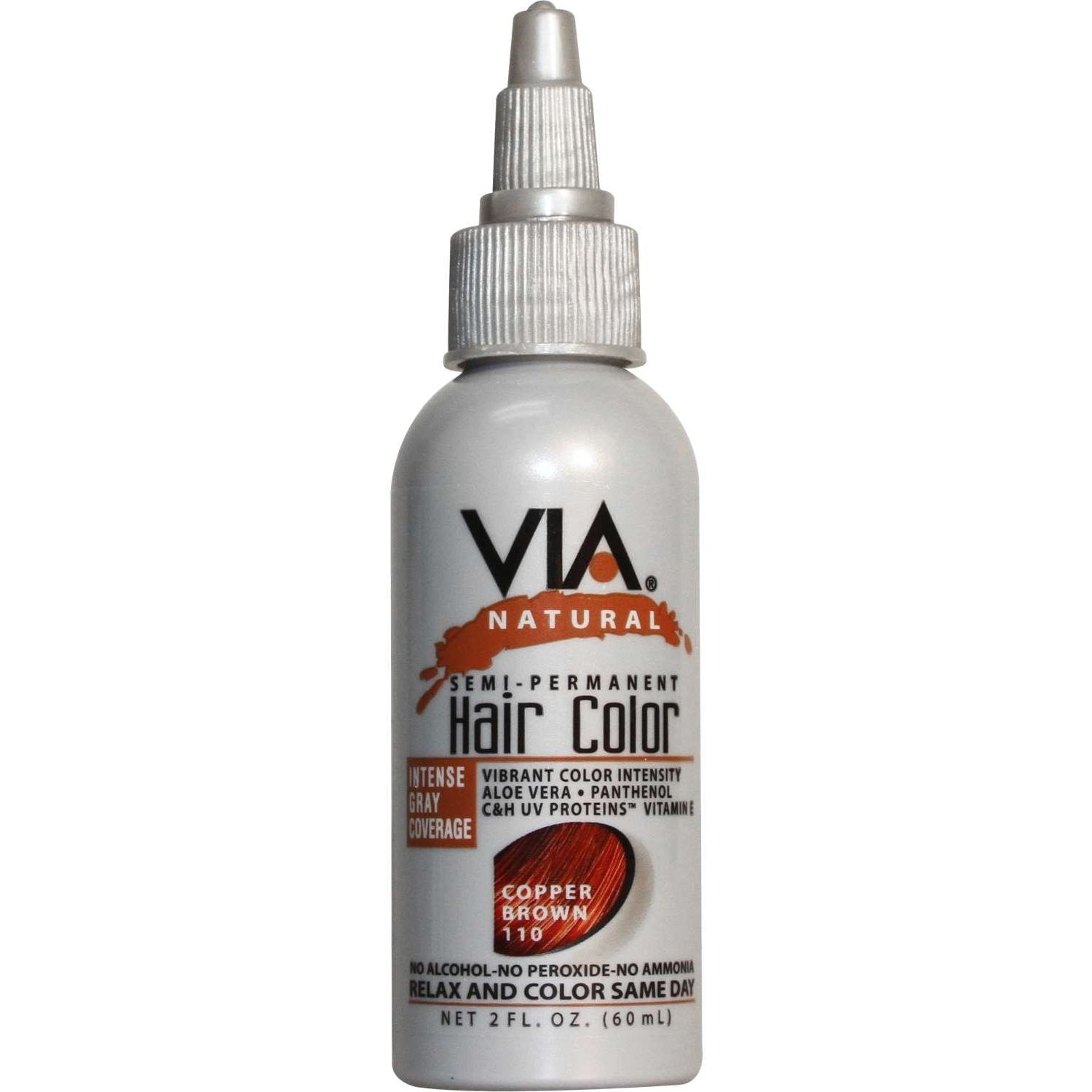 Via Natural Hair Color 110 Copper Brown Via Natural Hair Color 110 Copper Brown