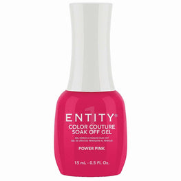 Entity Color Couture Soak Off Gel Power Pink 0.5 Fl Oz