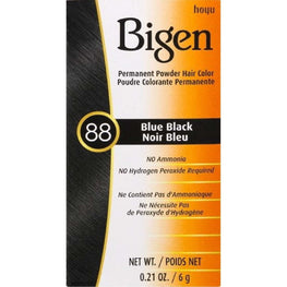 Bigen Permanent Powder Hair Color 88 Blue Black Kit
