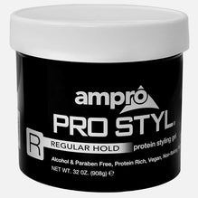 Ampro Styling Gel Protein Black Regular