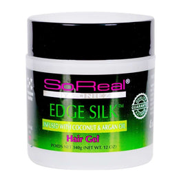 So Real Edge Silk Infused With Coconut  Argan Oil Hair Gel