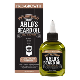 Arlos Beard Oil Pro Growth Sandalwood Leather 75 Ml